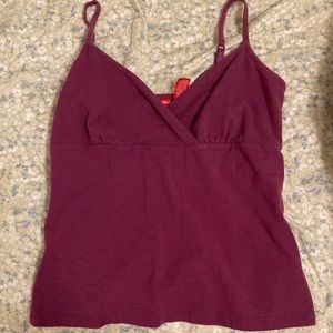 Gloria Vanderbilt purple tank top